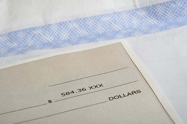 Fake check scams on the rise.