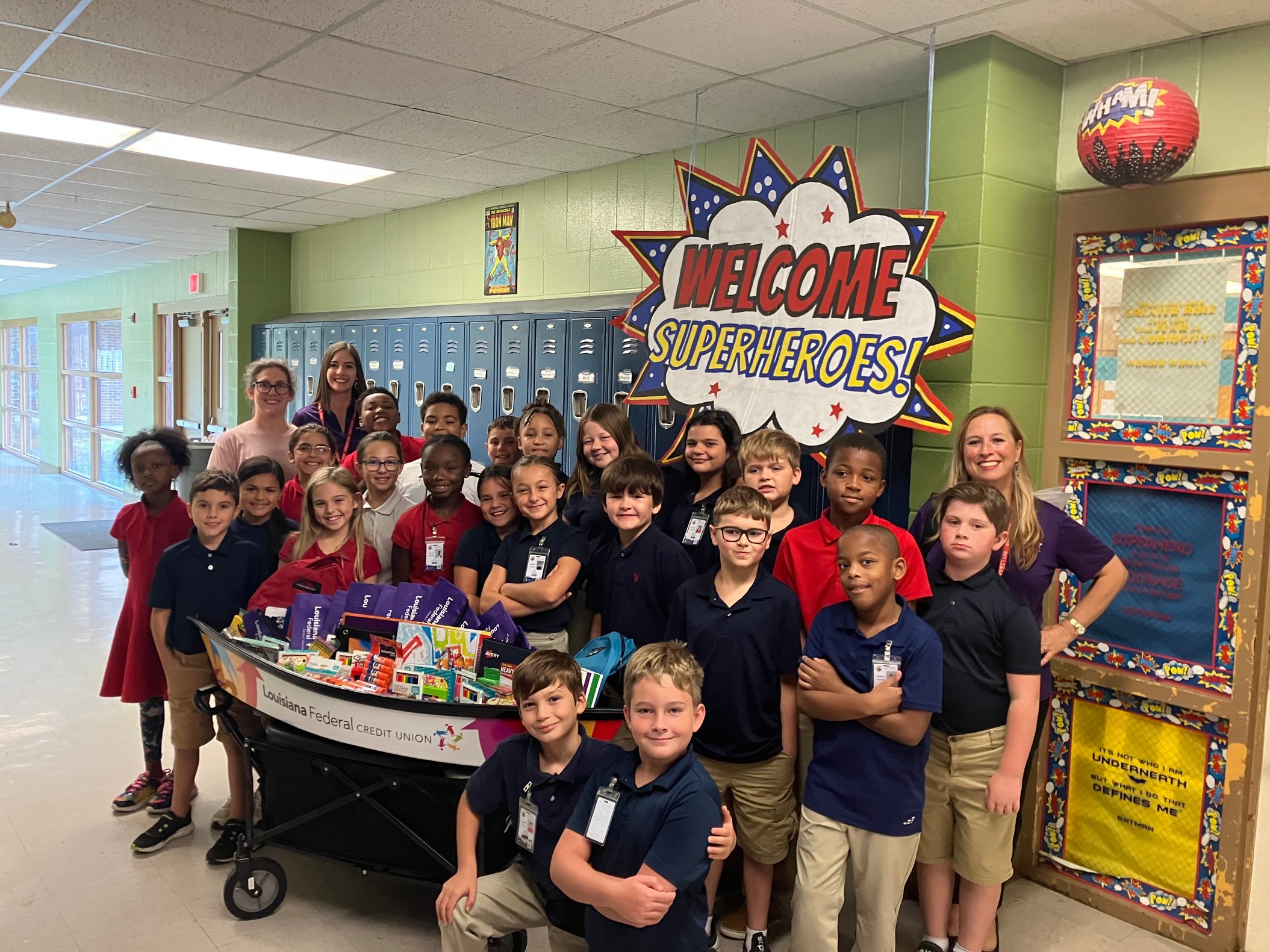 LOUISIANA FCU DONATES SCHOOL SUPPLIES TO TANGIPAHOA CLASSROOMS
