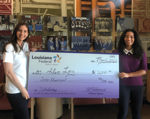 R.E.T. Scholarship winner Alex Lay 2022