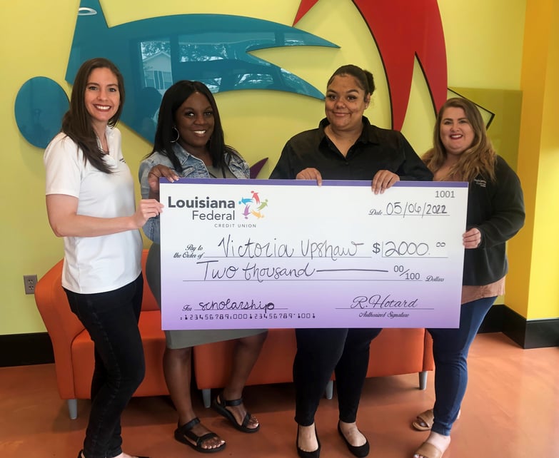 R.E.T. Scholarship winner Victoria Upshaw 2022