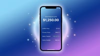 Image of a phone with an app