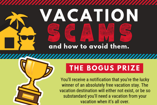 [Infographic] 4 vacation scams to watch out for this summer (and how to avoid them)