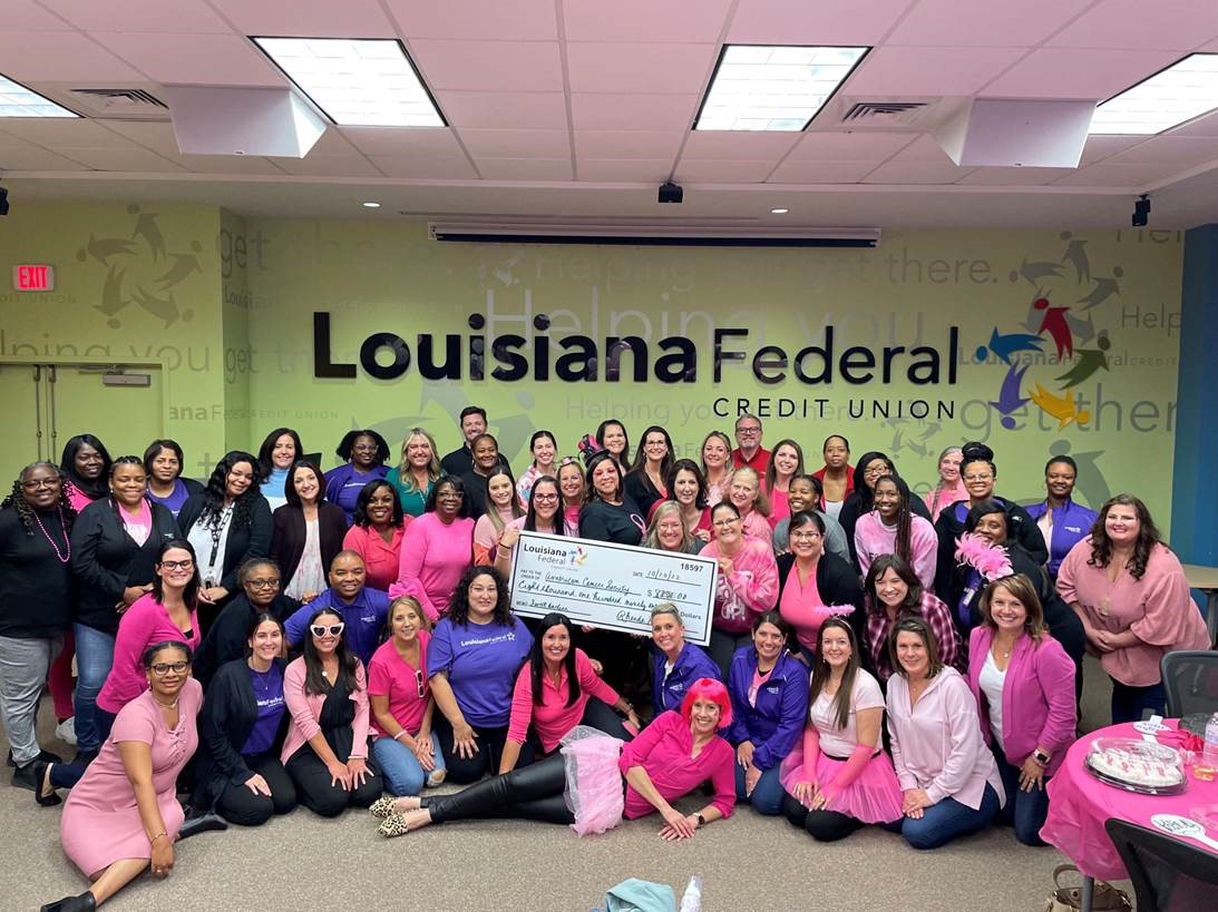Louisiana FCU raises $8,200 for cancer research