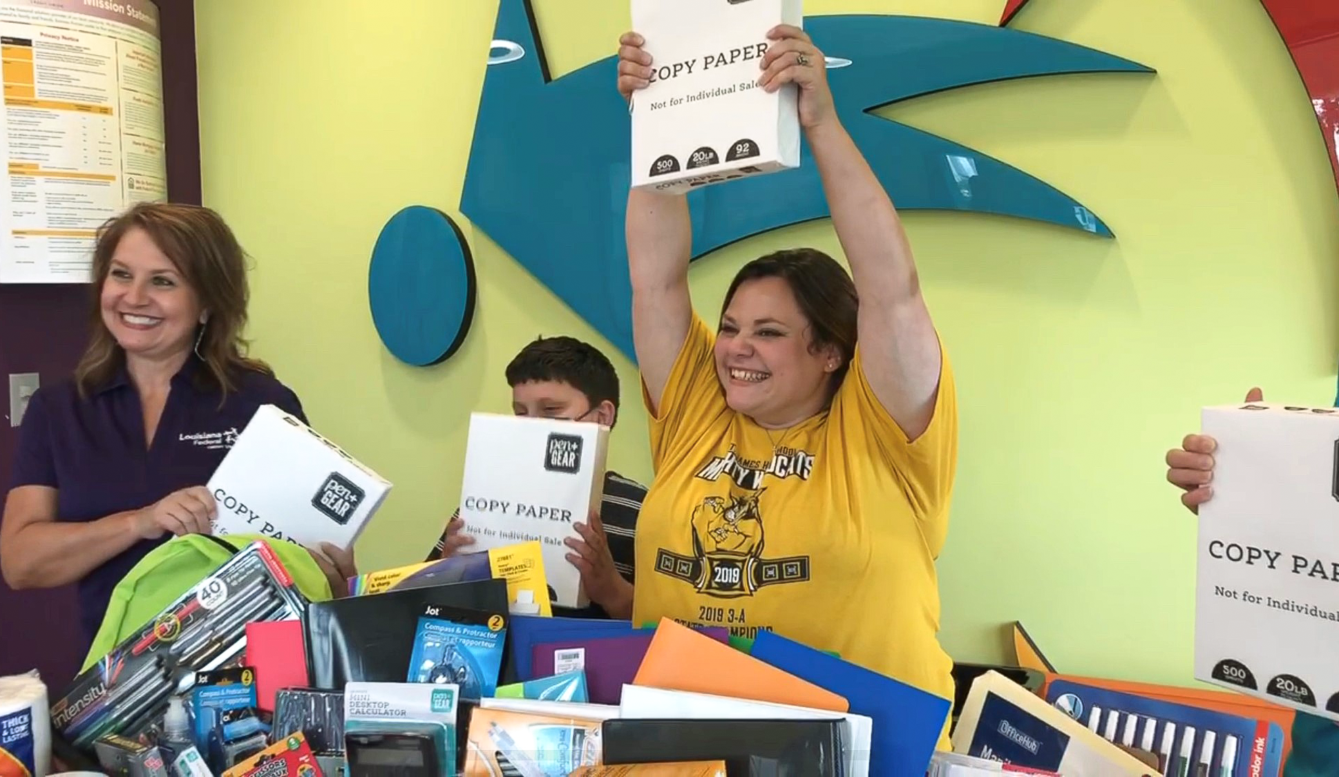 Louisiana FCU kicks off school supplies drive for local classrooms in need